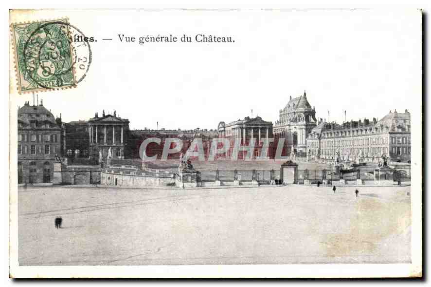 CPA Versailles vue generale du Chateau 