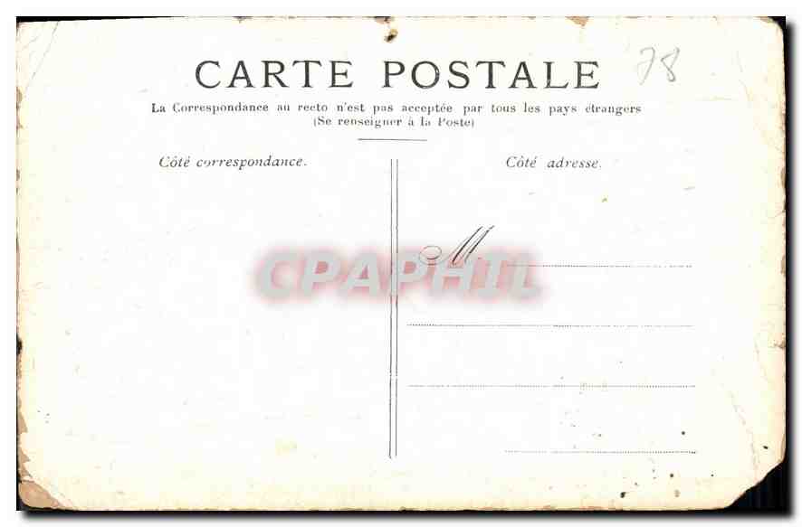 CPA Versailles Petit Trianon le Temple de l'Amour  — Verso
