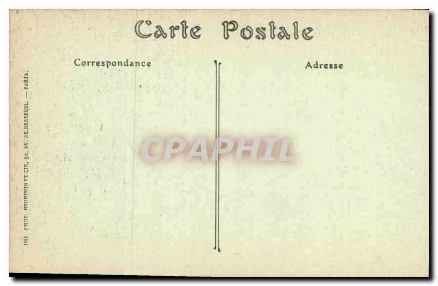 CPA Cathedrale de Chartres la Vierge du Pilier  — Rückseite