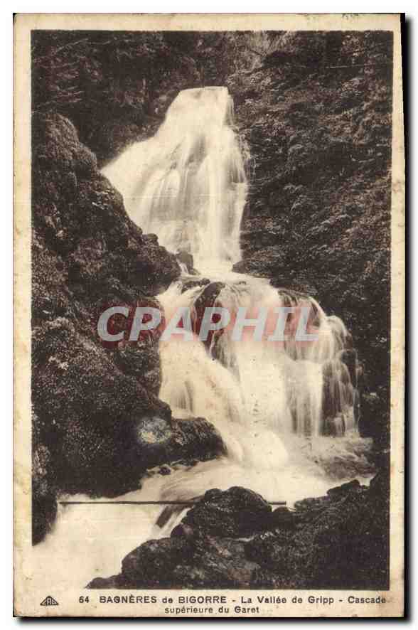 Bagnères-de-Bigorre - La Vallée de Gripp - Cascata superiore del Garet — editore Cie des Arts Photographiques