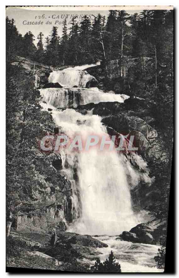 CPA Cauterets Cascade du Pont d'Espagne 