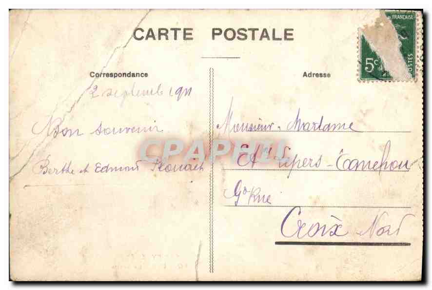 CPA Les Pyrenees Lourdes la Grotte  — Verso
