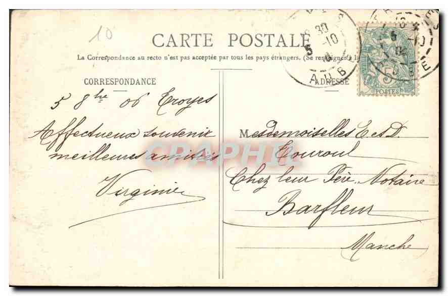 CPA Troyes la Cathedrale XIII au XVI siecle  — Rückseite