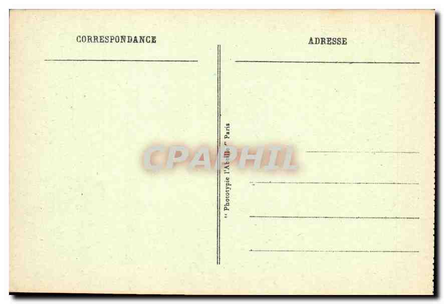 CPA St Germain en Laye le Parterre et le Chateau du XVI siecle  — Verso
