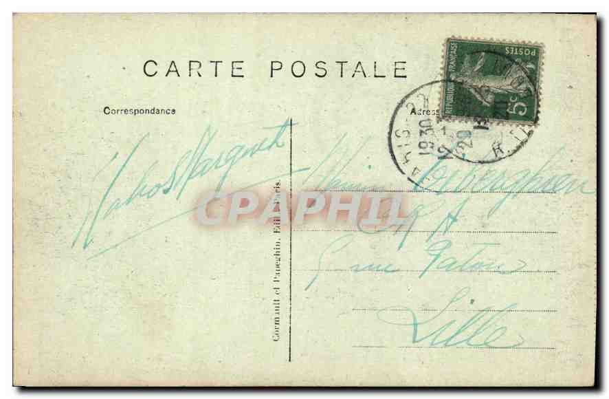 CPA St Germain en Laye S et O l'Amour et la Folie Avenue Henri II  — Verso