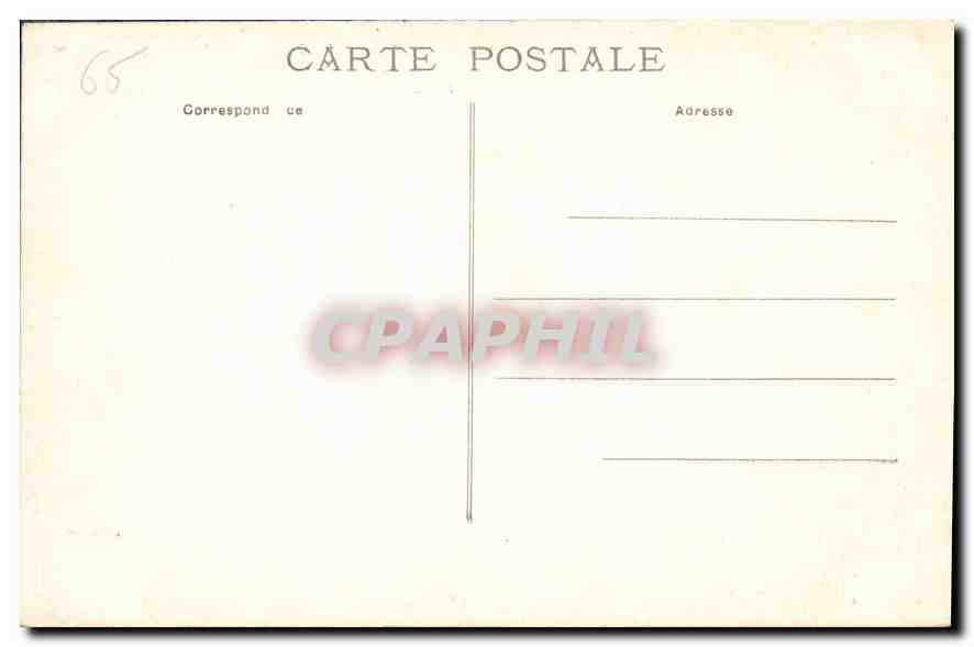 CPA Les Pyrenees Lourdes la Basilique et le Pic du Jer  — Verso