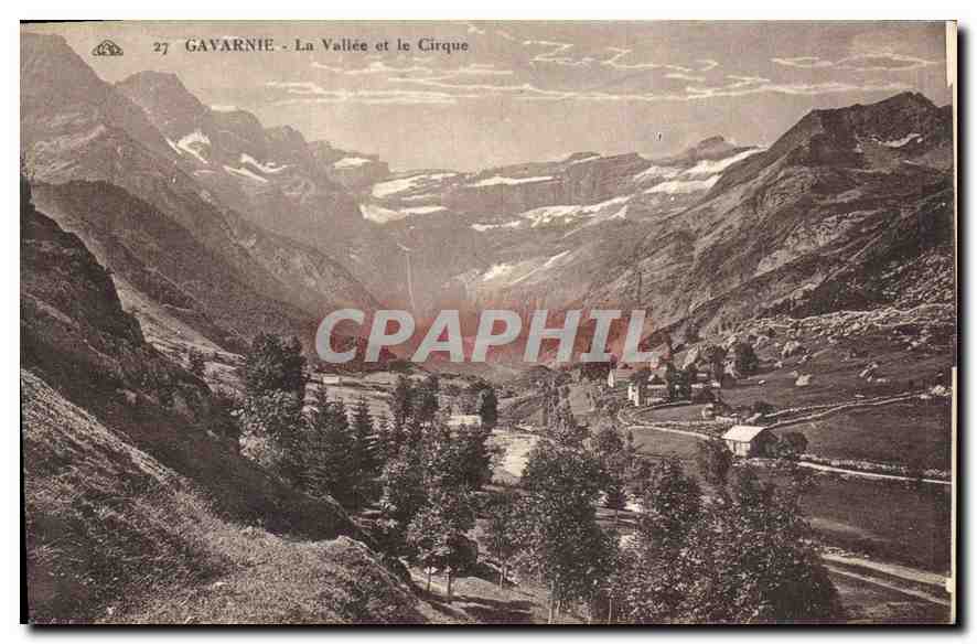 CPA Gavarnie La Valle et le Cirque 