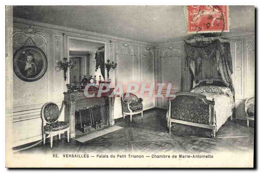 CPA Versailles Palais du Petit Trianon Chambre de Marie Antoinette 