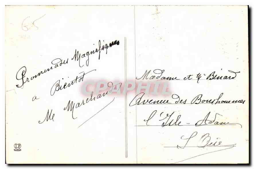 CPA Lourdes Les Hautes Pyrenees La Croix des Bretons — Verso