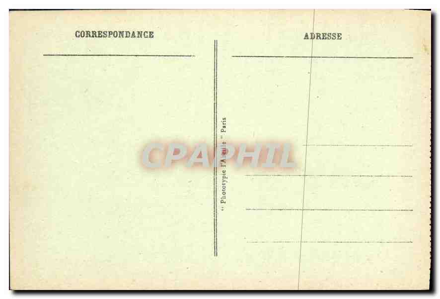 St-GERMAIN-en-LAYE - Le Château (XVIe siècle) et l'Église - Siège de la Délégation Autrichienne à la Conférence de la Paix signée le 10 Septembre 1919 — Rückseite