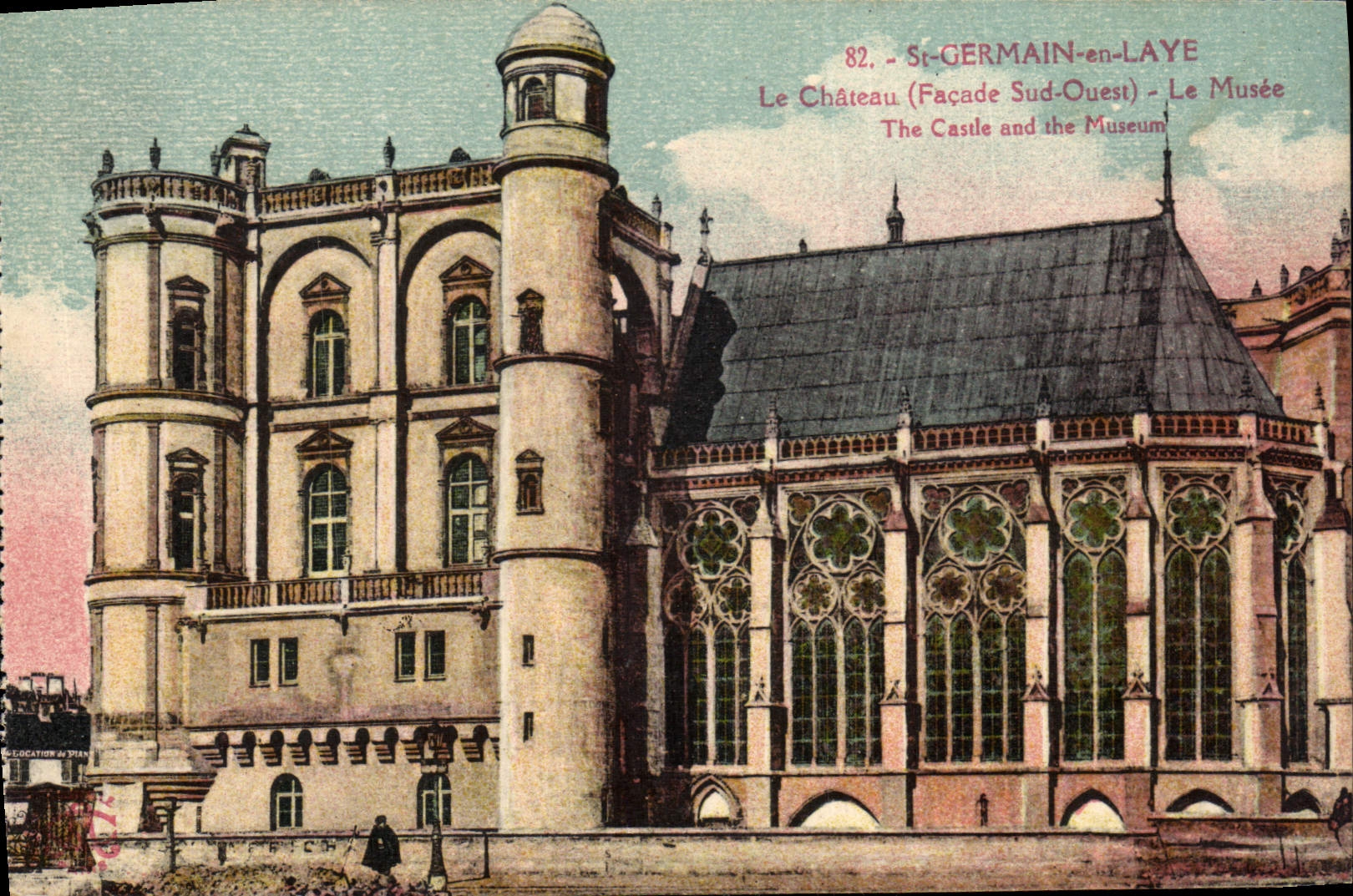 St-GERMAIN-en-LAYE - Le Château (Façade Sud-Ouest) - Le Musée