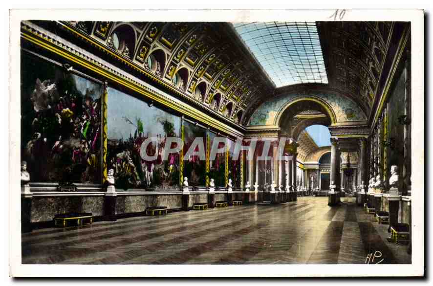 CPA Versailles Seine et Oise La Galerie des Batailles 