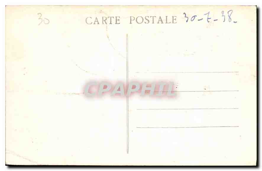 CPA Remoulins Le Pont du Gard  — Rückseite