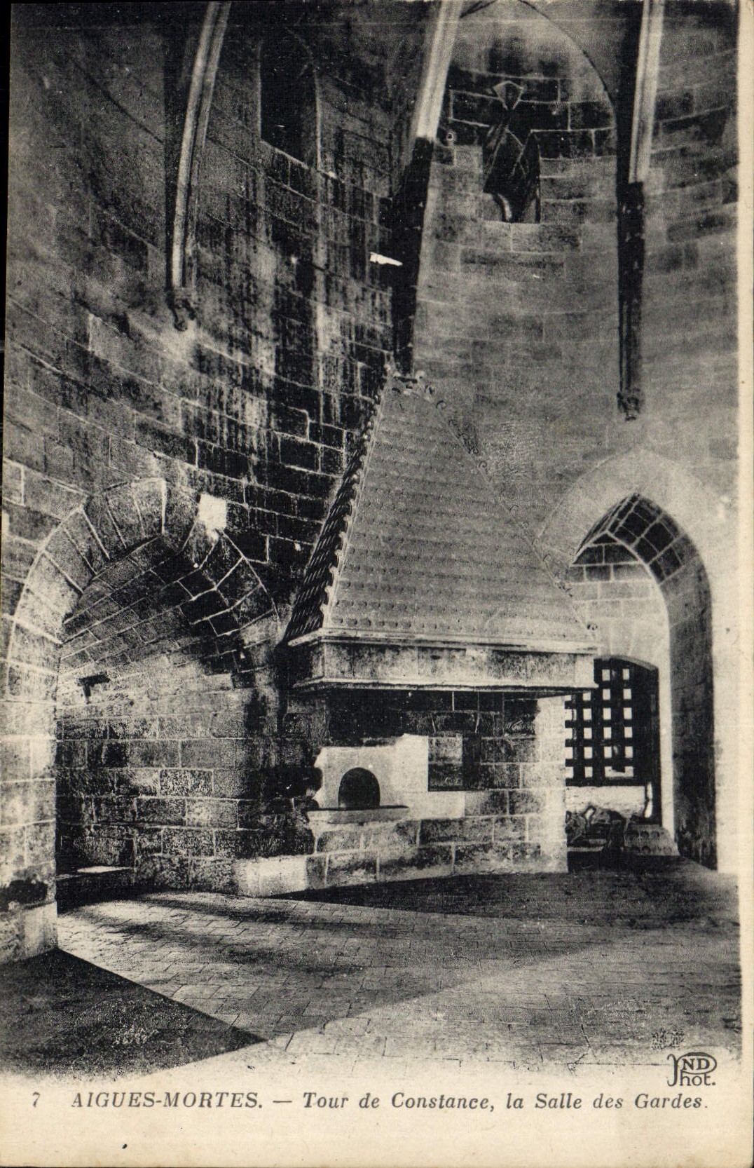 Aigues-Mortes — Turm von Constance, der Wachraum