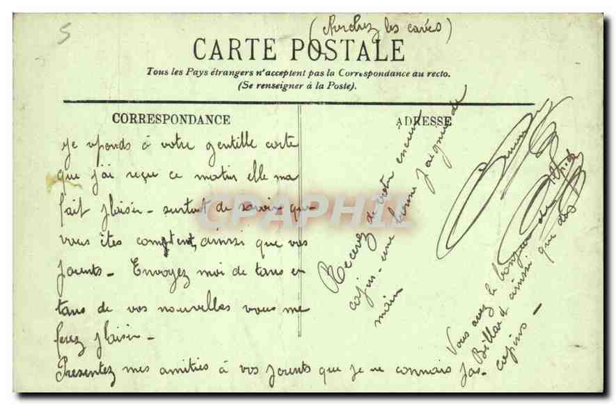 Nîmes — Ensemble du Jardin de la Fontaine — LL. — Verso