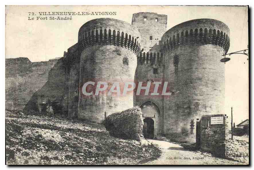 CPA Villeneuve les Avignon Le Fort St Andre 