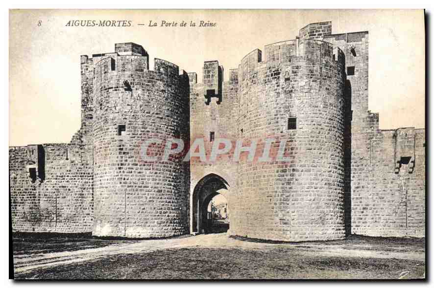 Aigues-Mortes — La Porte de la Reine — éditeur non identifié, n° de série 8