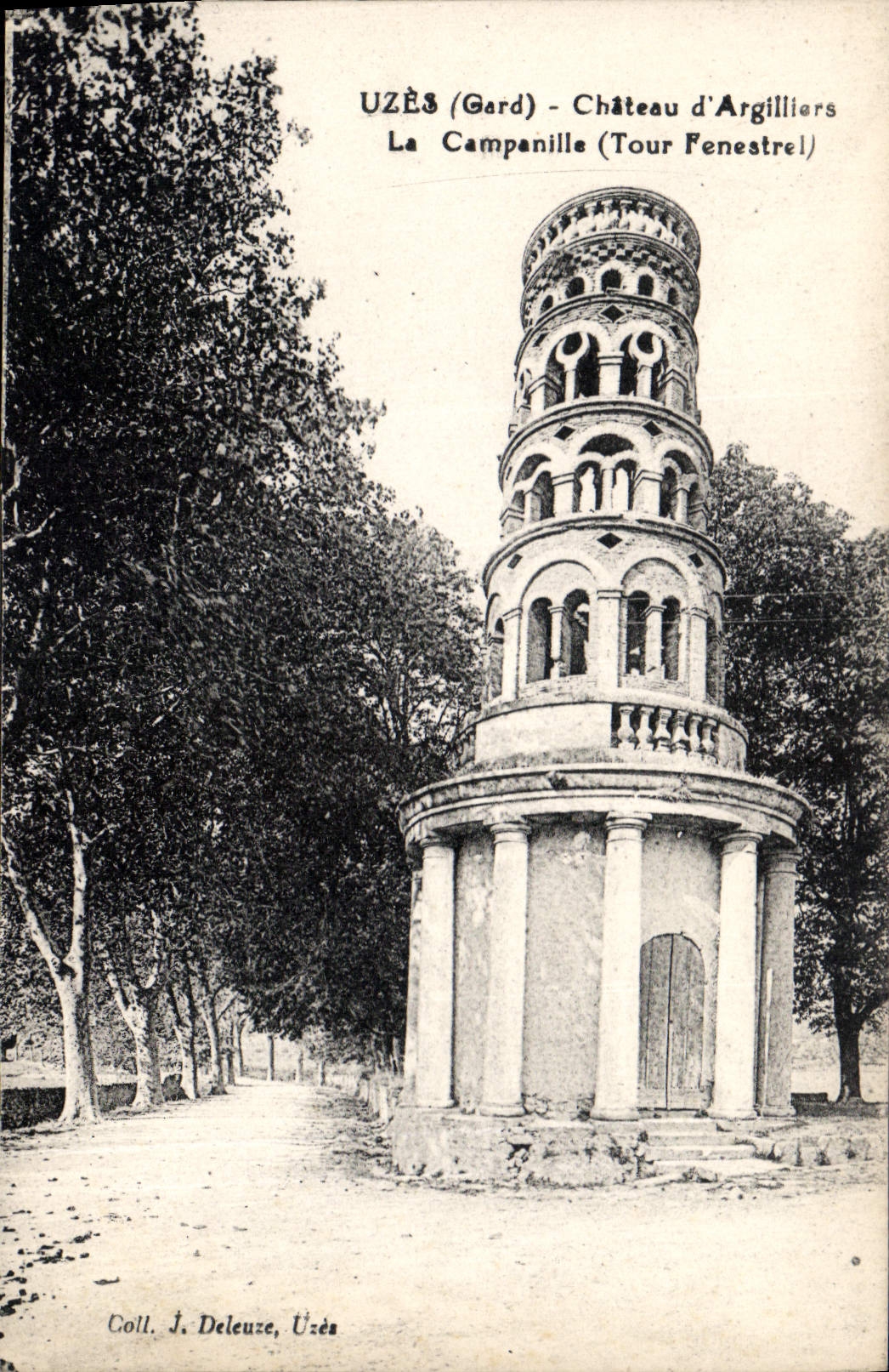 UZÈS (Gard) - Château d'Argilliers (La Campanille / Tour Fenestrel)