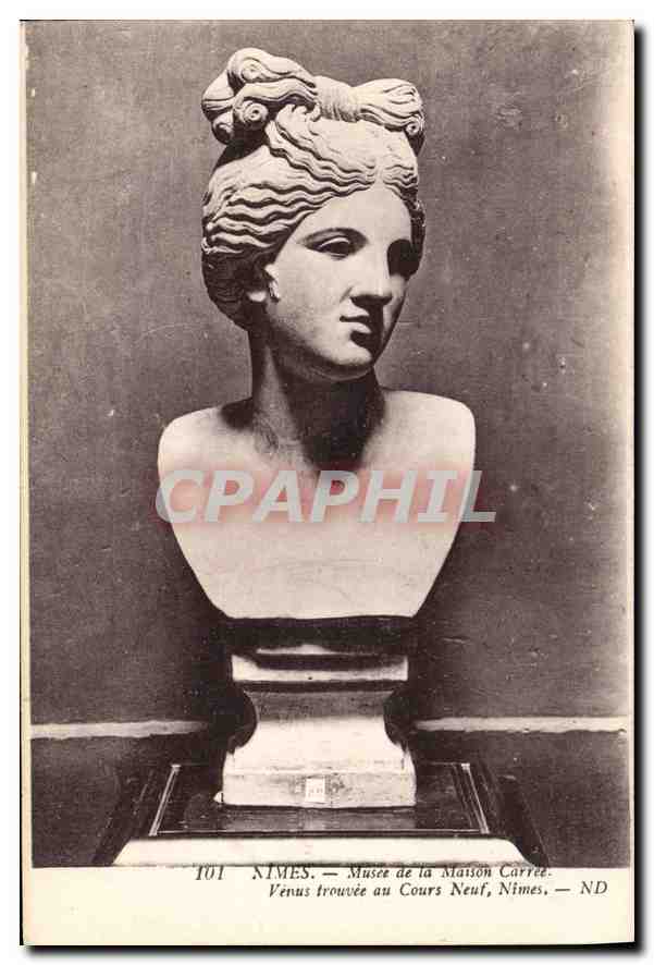 Vénus — Buste du Musée de la Maison Carrée, Nîmes — CPAPHIL 101