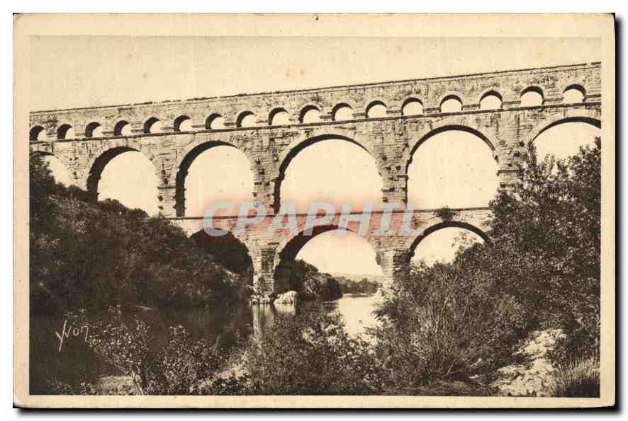 Le Pont du Gard — Nîmes (Gard) — Éditions d'Art YVON, Paris