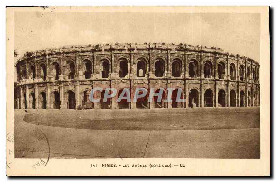 Nîmes - Les Arènes (côté sud) — LL — n°141