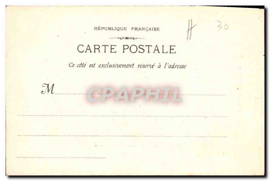 Nîmes - Le Temple de Diane — Phot. Lacroir Marcello, n°182 — Verso