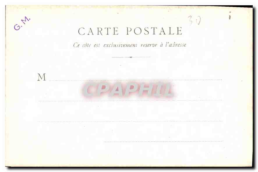 St-Gilles du Gard - Portail (détail de droite) — éditeur S.F. Chalon-Saône, n° 110 — Rückseite