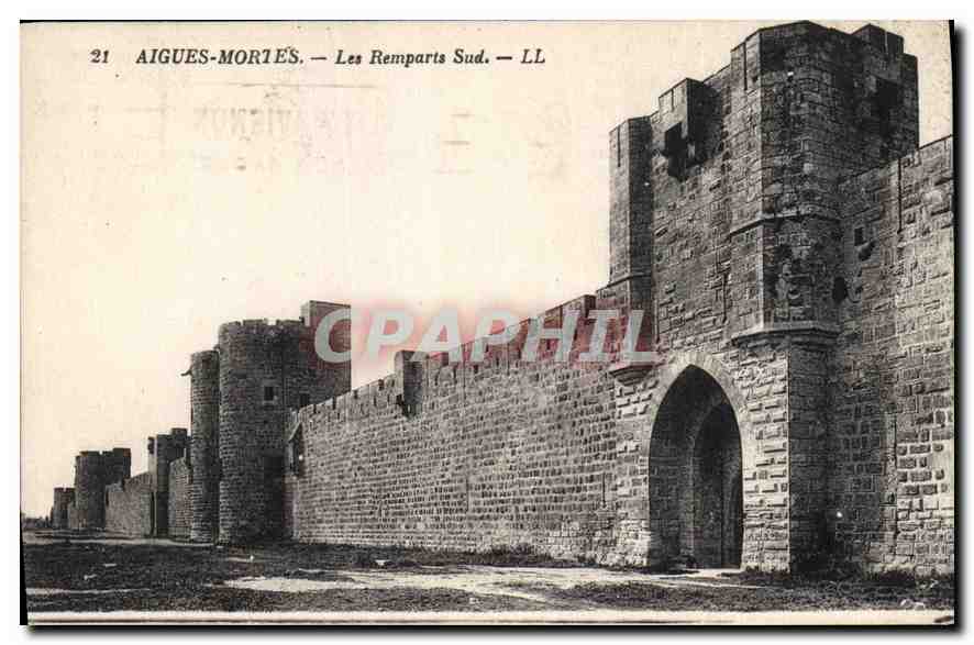 Aigues-Mortes — Les Remparts Sud — LL