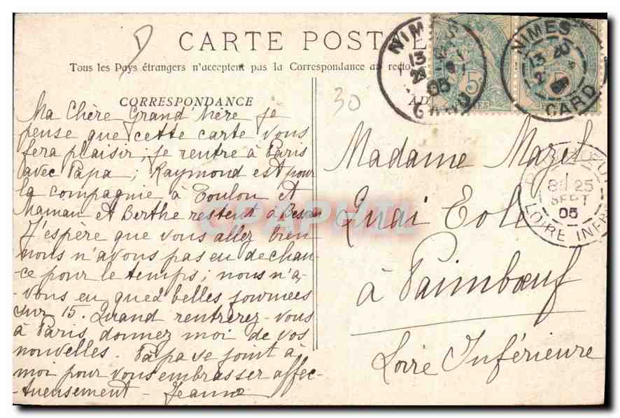 Nîmes - Vue générale de la Fontaine — Phototypie E. Lacoeur, Marseille, n°181 — Reverso