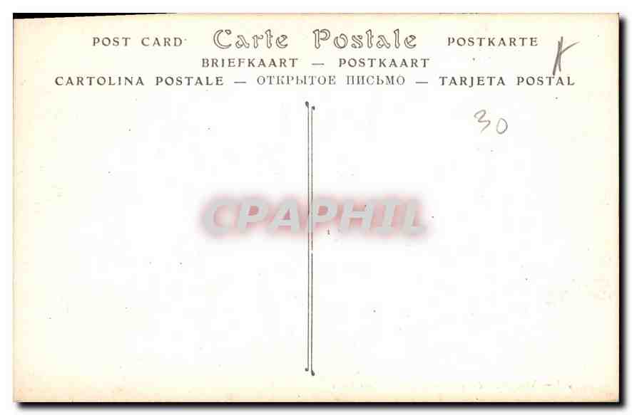 CPA Nimes Le Pont du Gard  — Rückseite