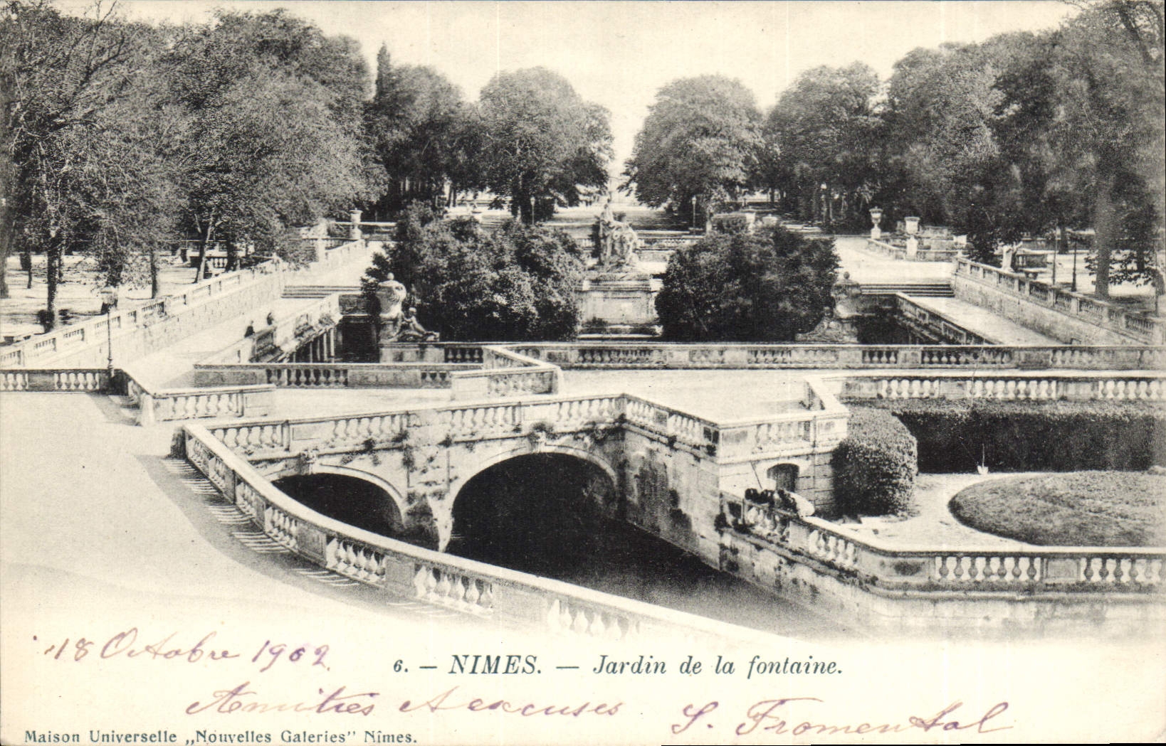 Nîmes — Jardin de la fontaine — G. Fromental