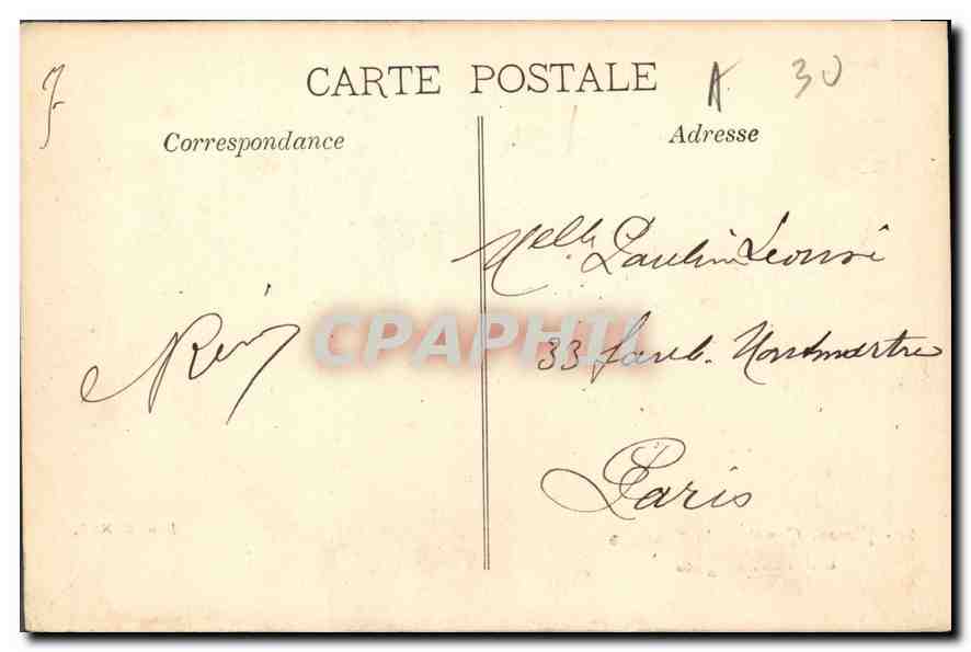CPA Nimes Canal de la Fontaine l'Ilot des Cygnes  — Rückseite