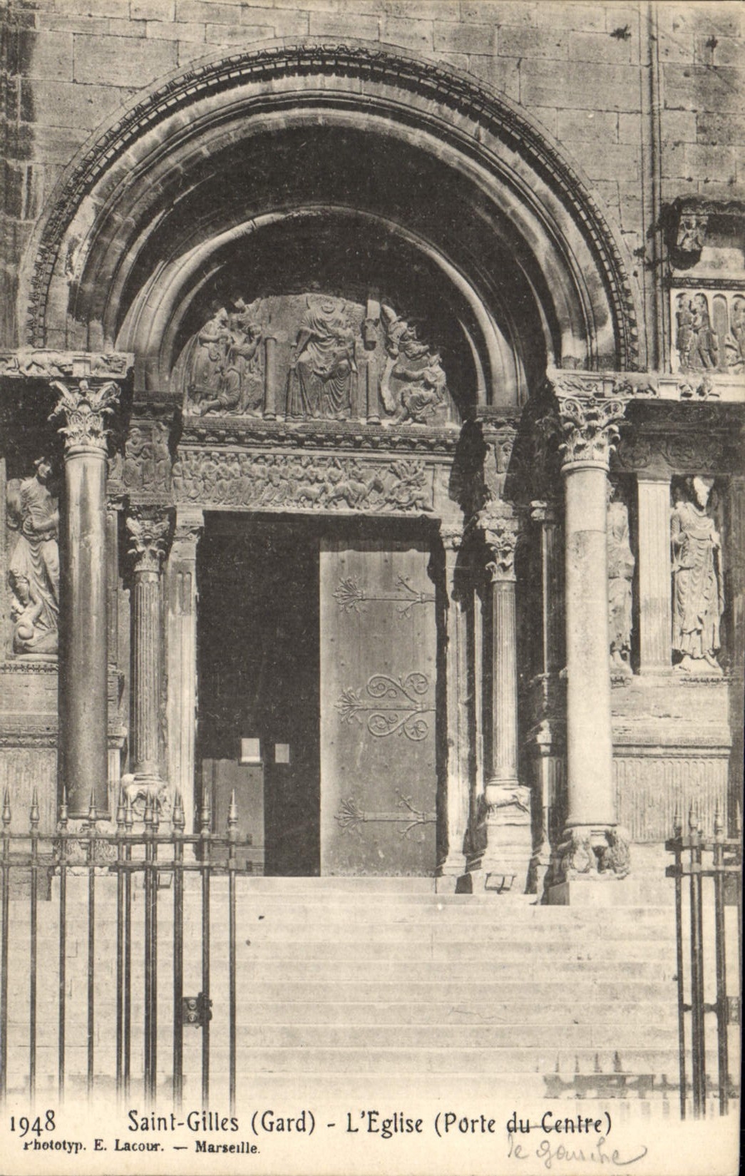 Saint-Gilles (Gard) - L'Église (Porte du Centre) — phototyp. E. Lacour — Marseille