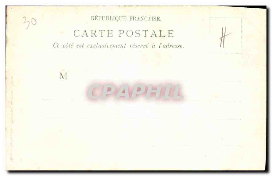 CPA Nimes Arenes arceau 1er etage  — Rückseite
