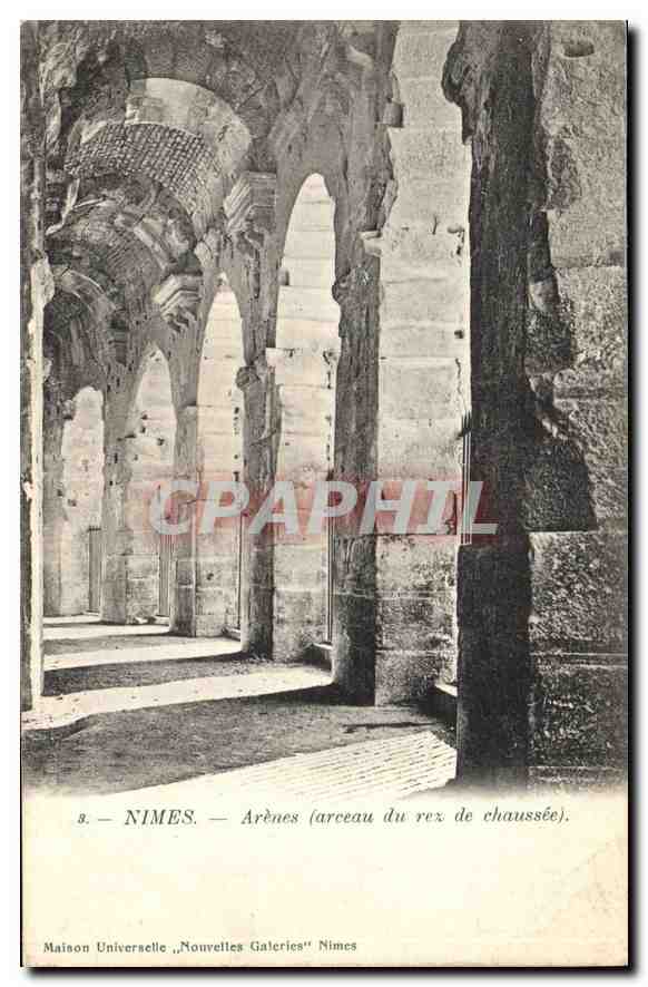 CPA Nimes Arenes arceau du rez de chaussee 