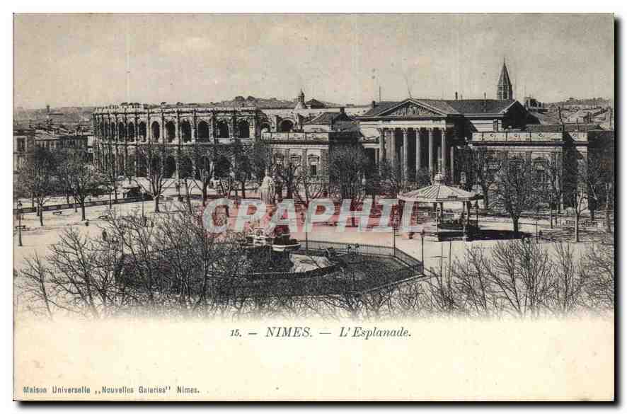 CPA Nimes l'Esplanade 
