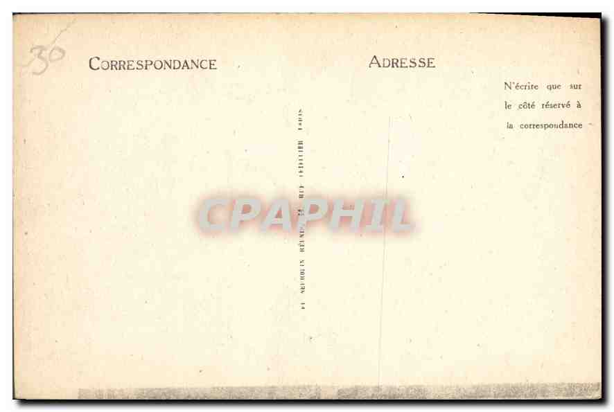 CPA Nimes Les Arenes Galeries basses exterieures  — Rückseite