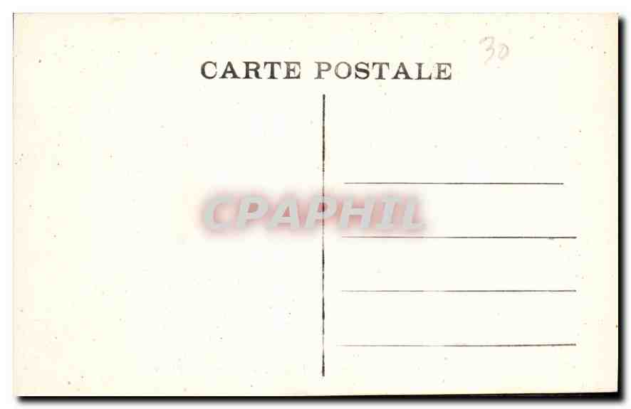 CPA Beaucaire le Chateau cote des remparts  — Rückseite