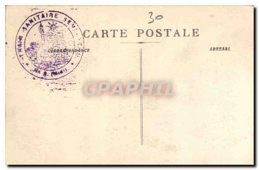 CPA Nimes Jardin de la Fontaine Motif central  — Rückseite