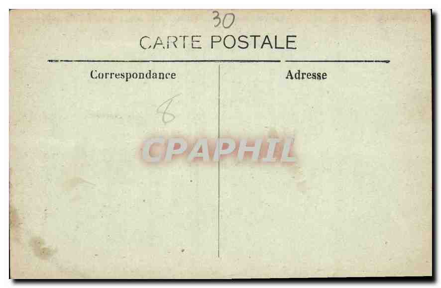 CPA Nimes la Tour Magne  — Rückseite