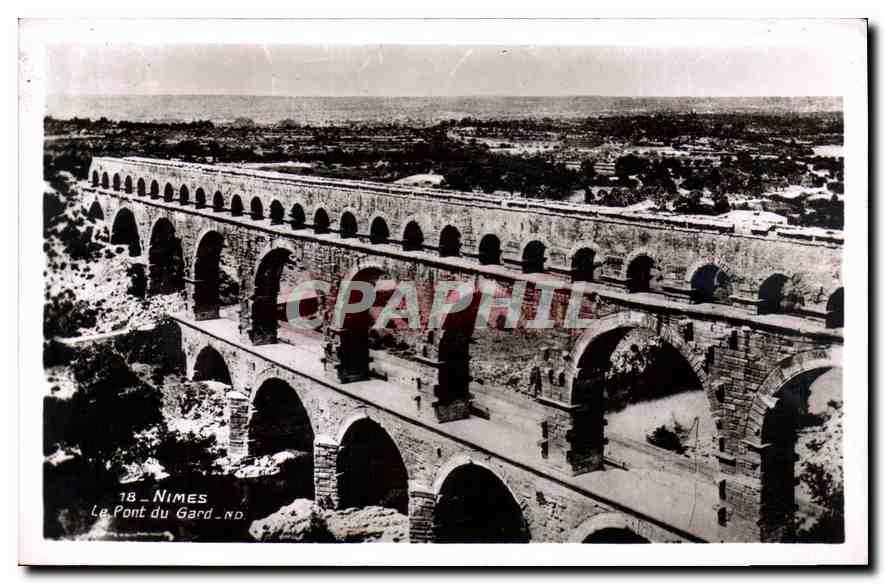 CPA Nimes le Pont du Gard 