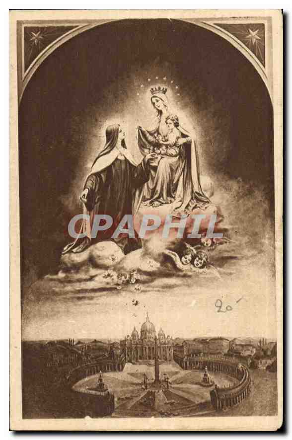 Vatican — Notre-Dame de Lourdes et l'Enfant-Jésus — éditeur non visible, n° de série 20