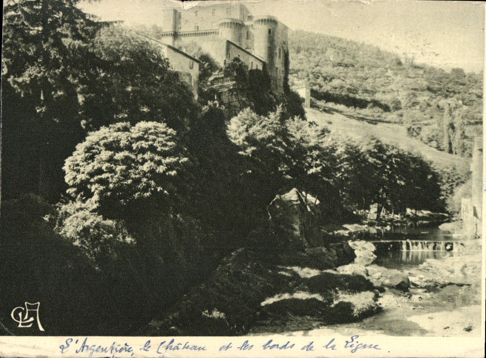L'Argentière, le Château et les bords de la Ligue — Edition G.-L. Arlaud, No 78