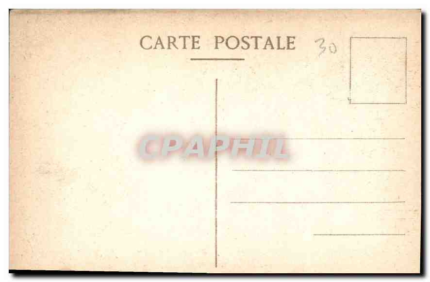 CPA Pont du Gard  — Rückseite