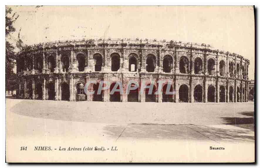 CPA Nimes Les Arenes cote sud 