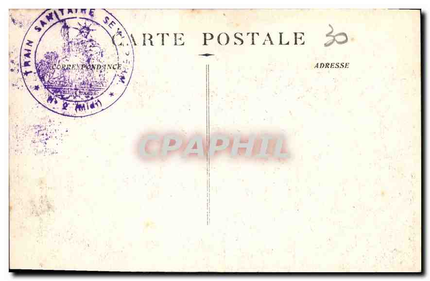 CPA Nimes Jardin de la Fontaine un coin des Bains Romains  — Rückseite