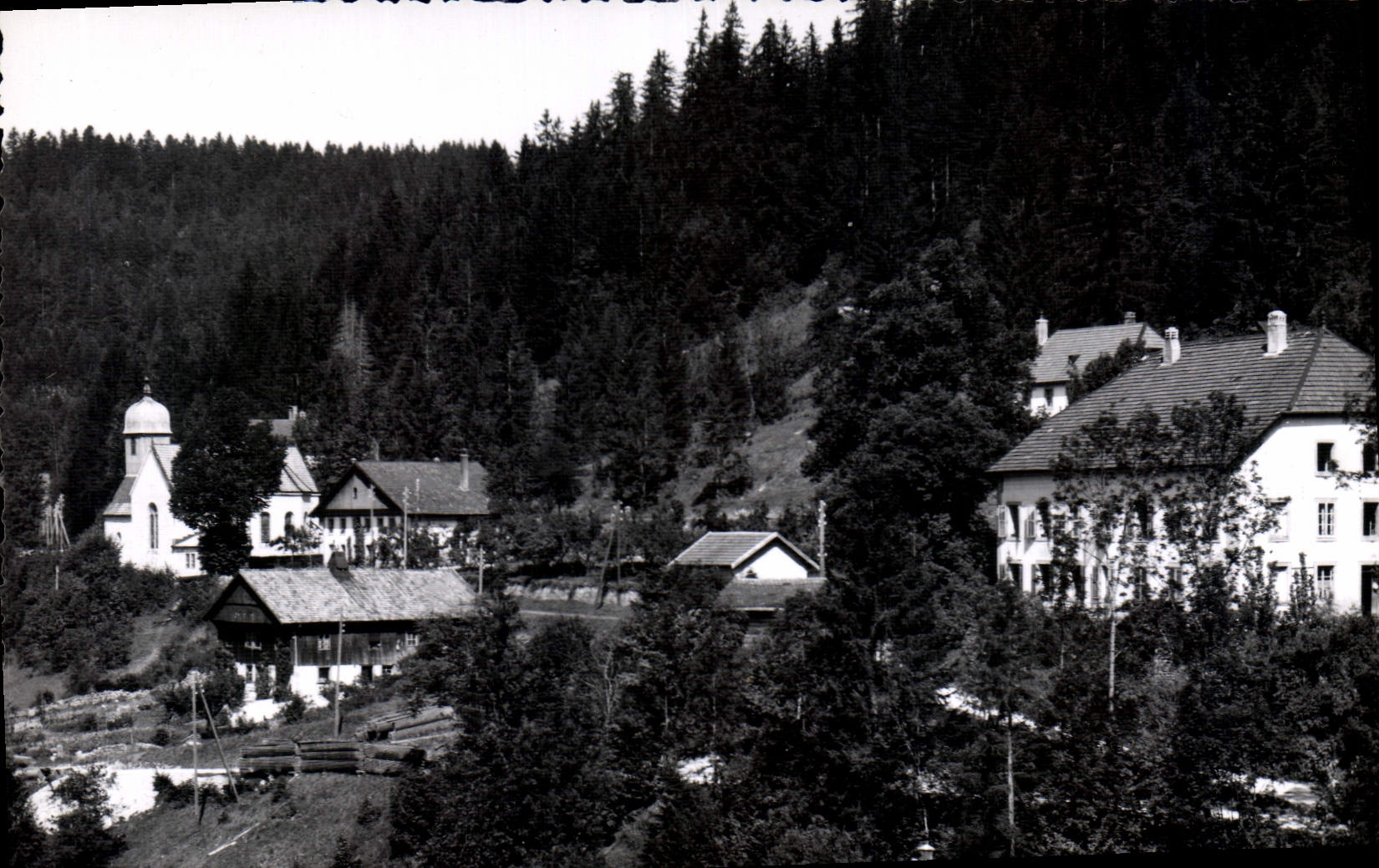 CARTE PHOTO Maisons Alsace