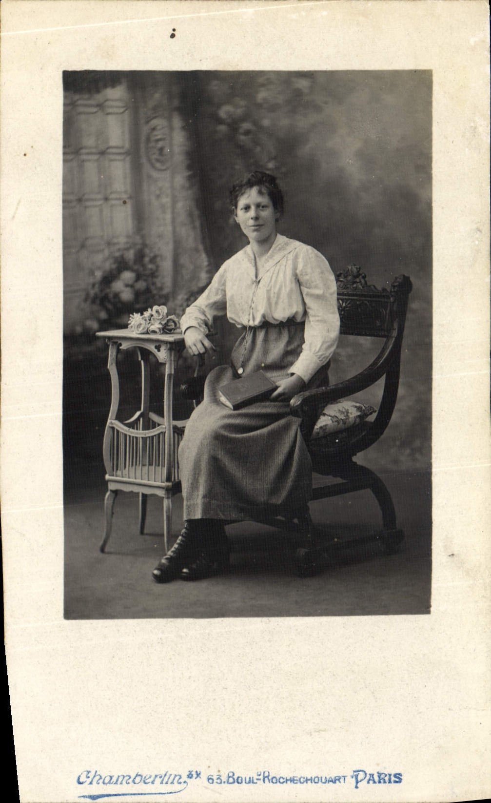 CARTE PHOTO Femme