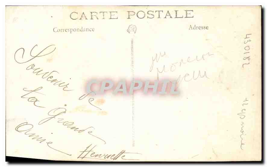 CARTE PHOTO Femme — Back
