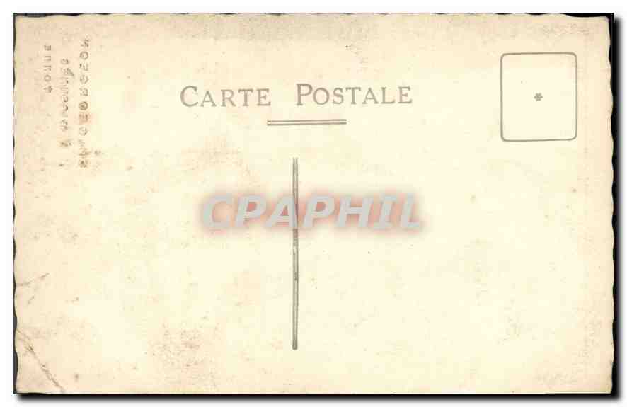 CARTE PHOTO Enfant Migennes Yonne — Rückseite